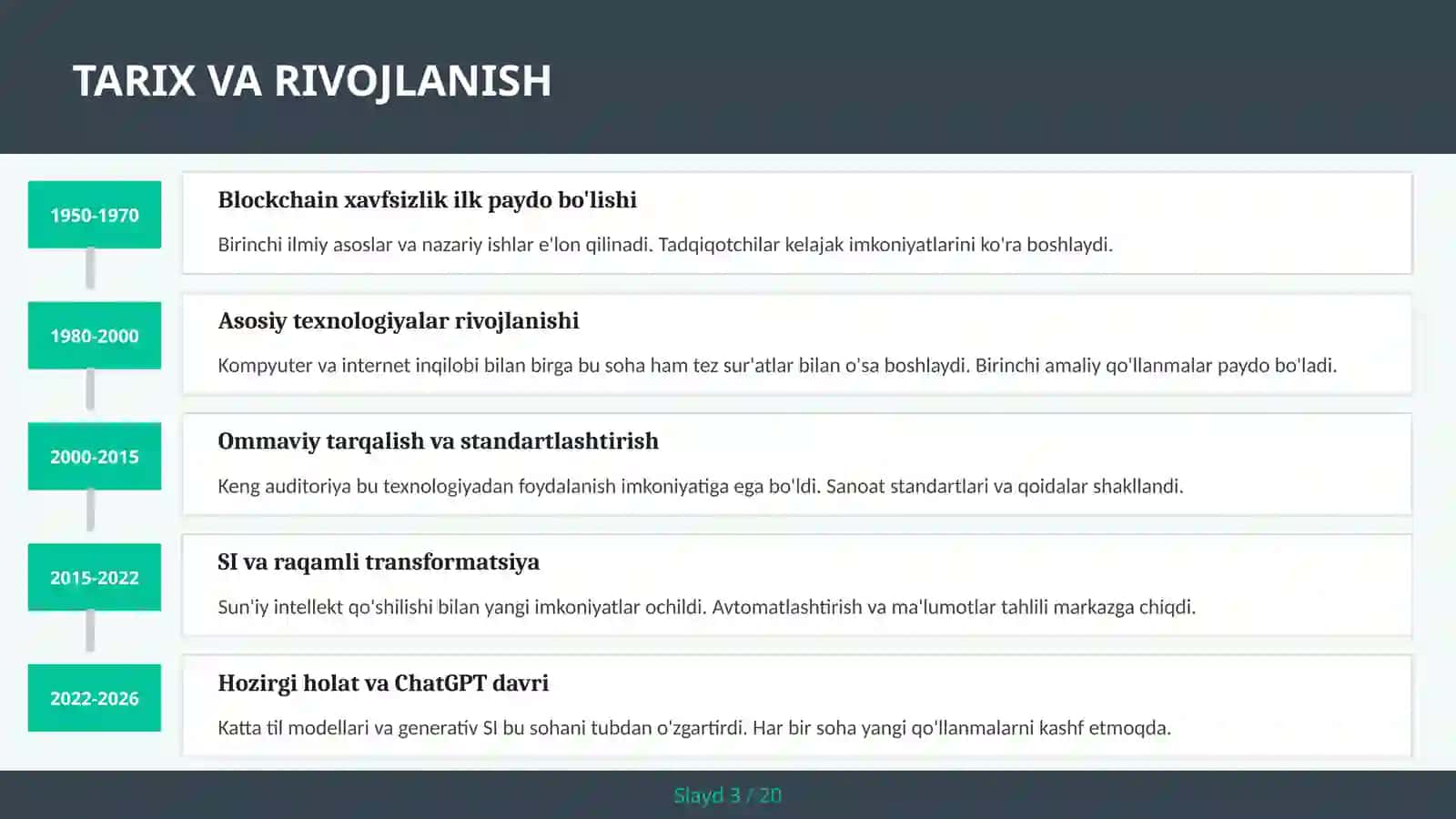 BLOCKCHAIN XAVFSIZLIK 3