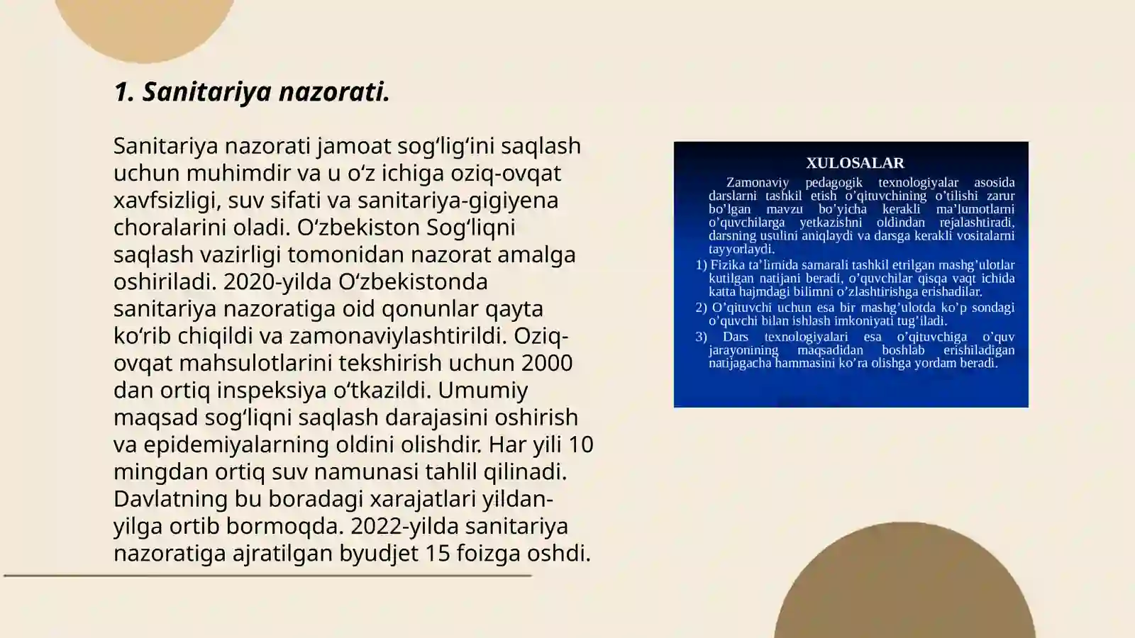 Sanitariya - epidemiologik osoyishtalik agentligining asosiy vazifalari 3