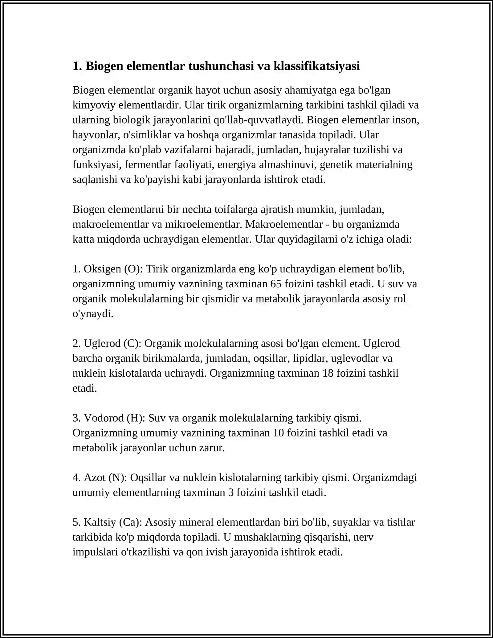 BIOGEN ELEMENTLAR 3