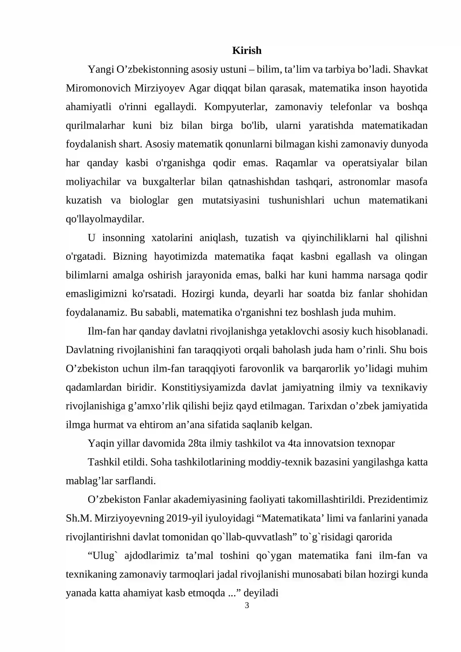 Teylor Makloren qatorlari 3
