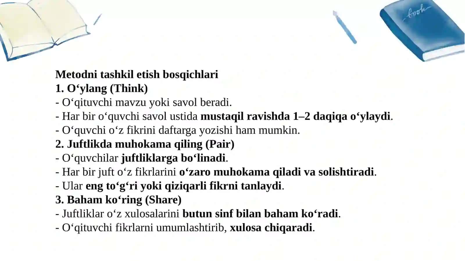 Ta'lim metodlari 3
