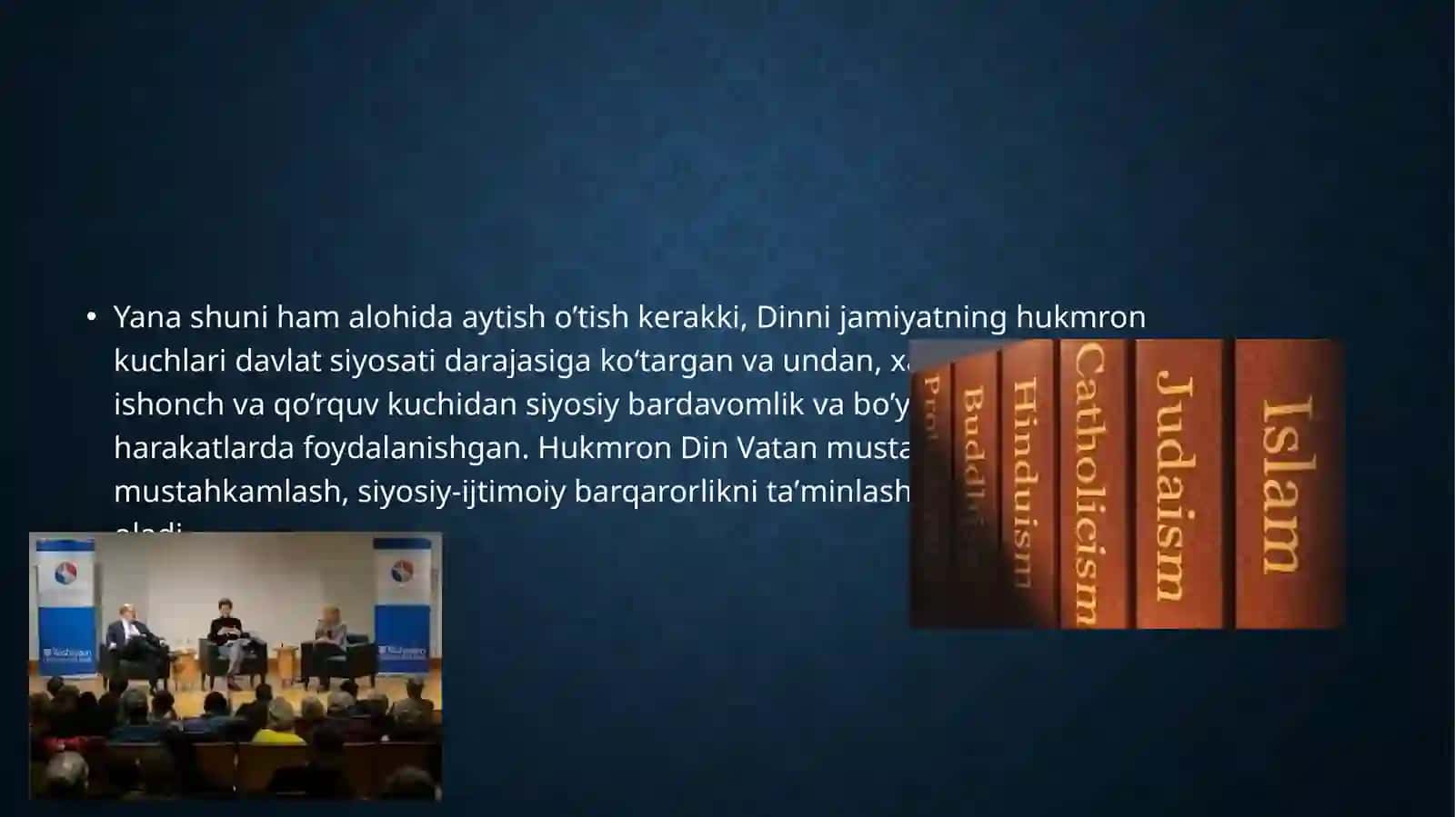 Zamonaviy geosiyosatda  din  tushunchasi 3