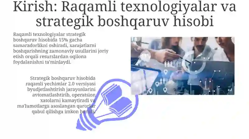 Strategik boshqaruv hisobi tizimida raqamli texnologiyalar asosida modellashtirish 3