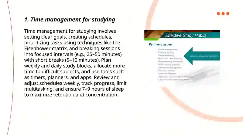 Effective study habits 3