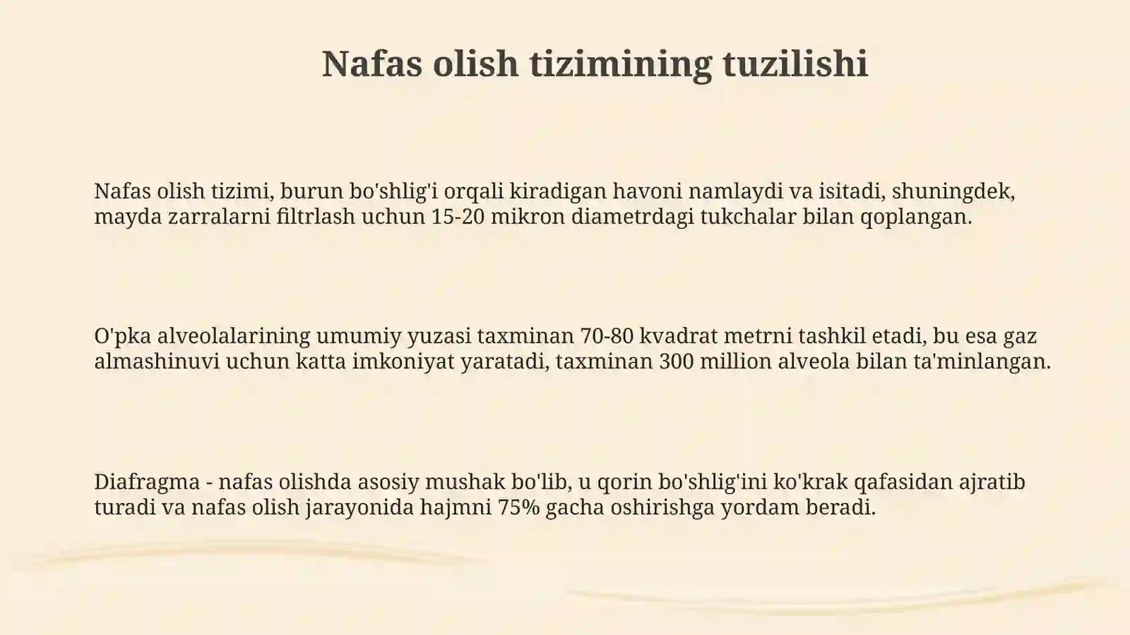 Nafas olish tizimi 3