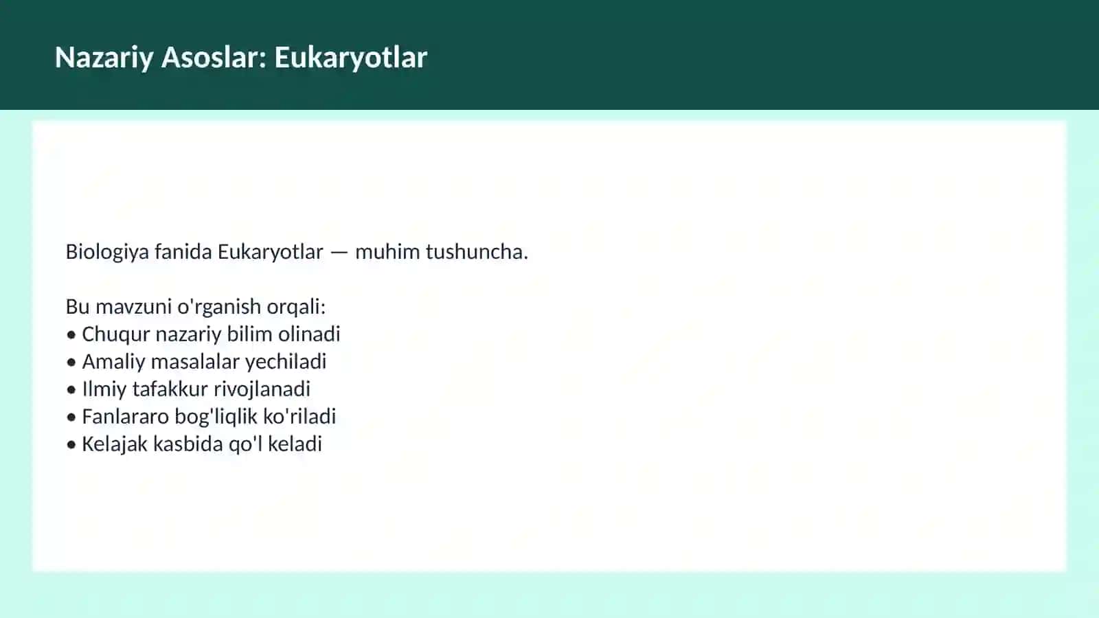 BIOLOGIYA Hujayra Tuzilishi 3
