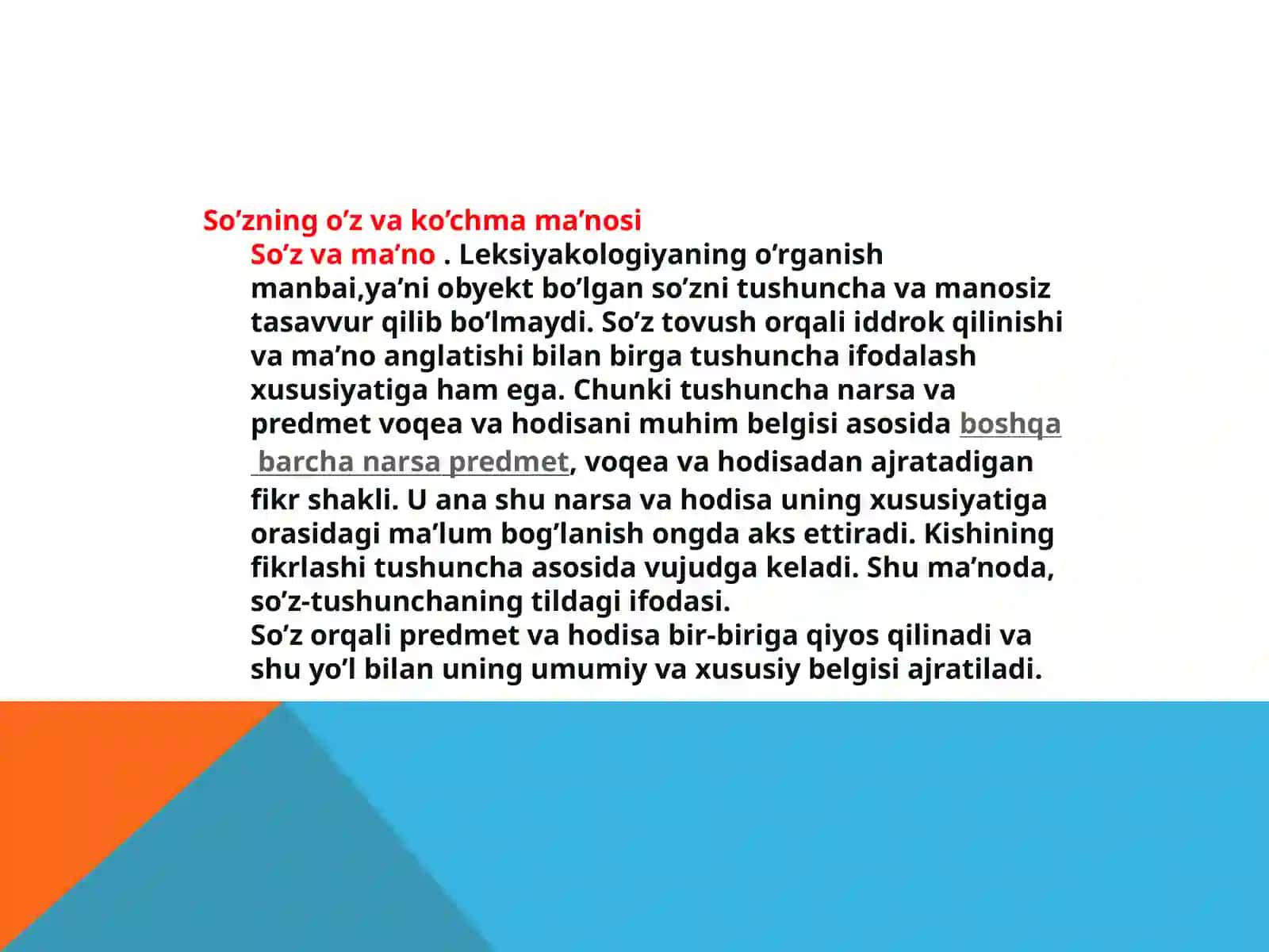 SO’ZNING O’Z VA KO’CHMA MA’NOLARI 3