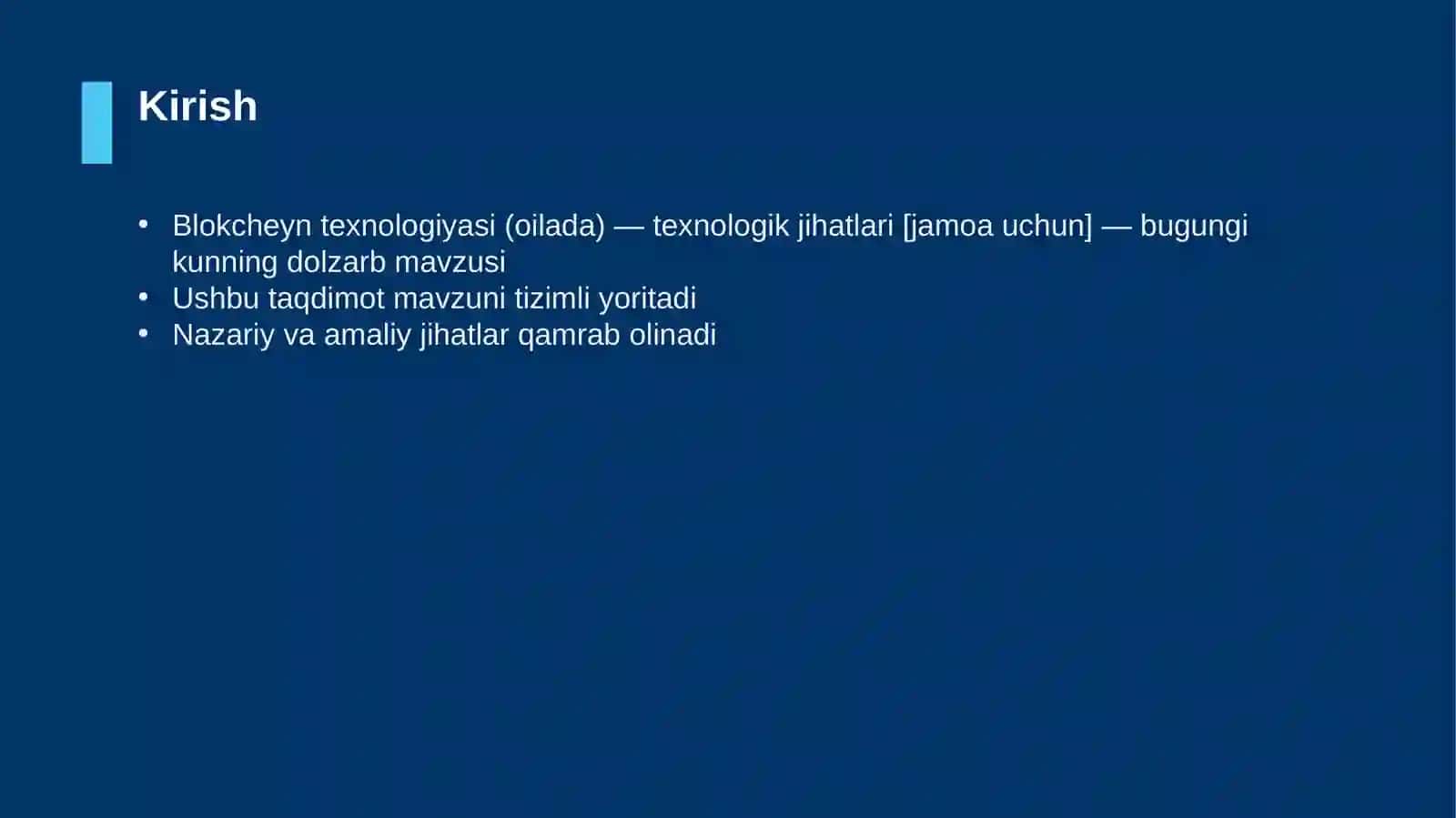 Blokcheyn texnologiyasi (oilada) 3