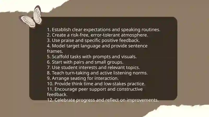Encouraging students to do speaking tasks 3