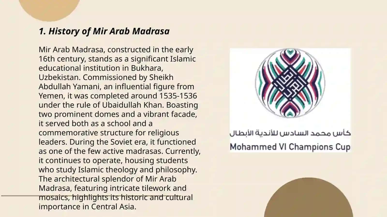 Mir Arab madrasasi 3