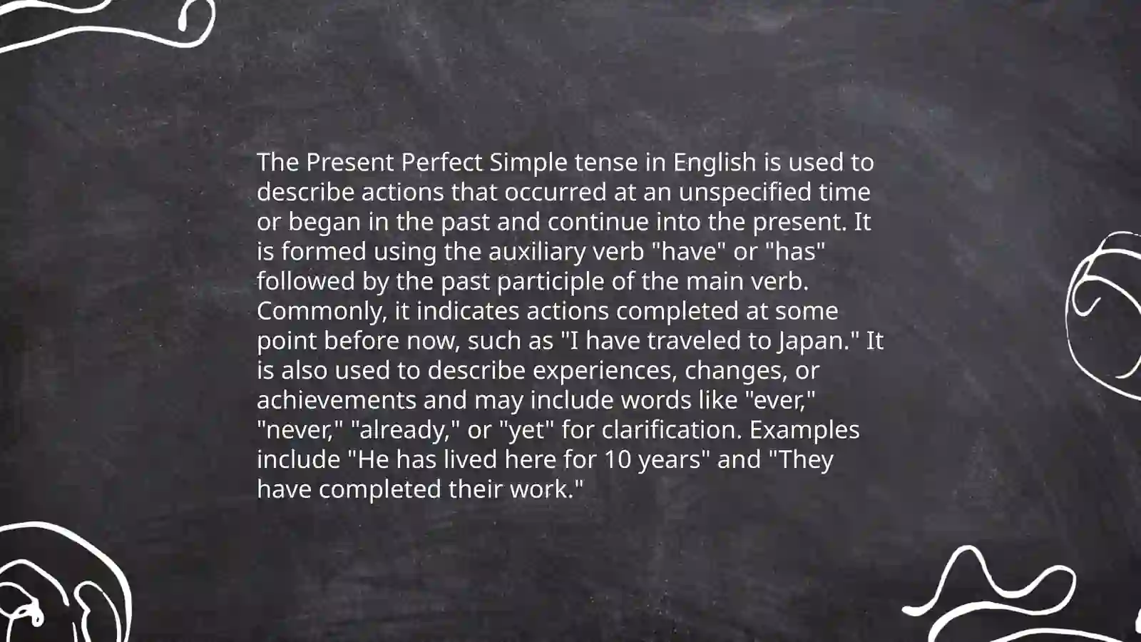 Present perfect simple 3