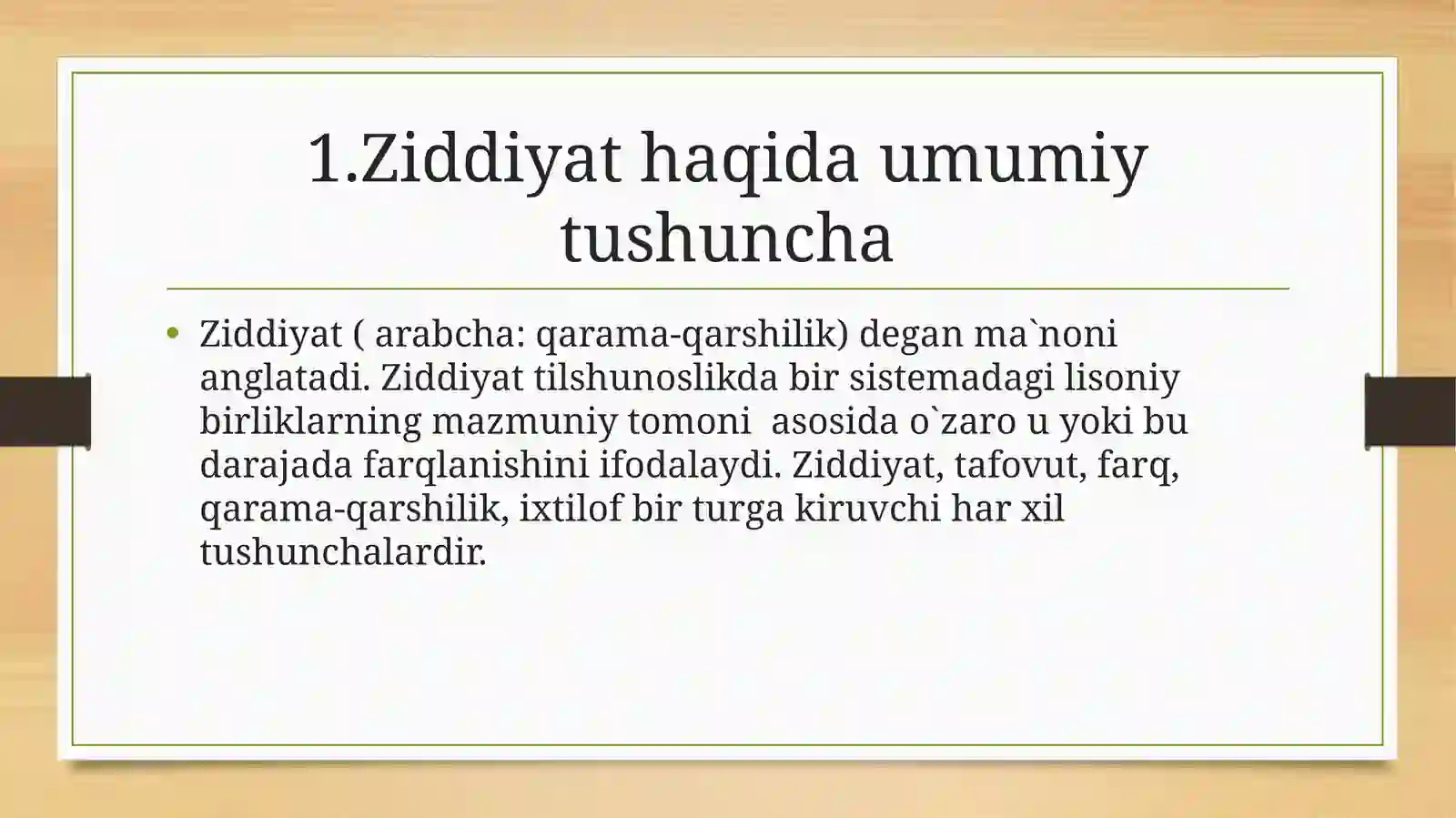 Lisoniy ziddiyat va uning turlari 3