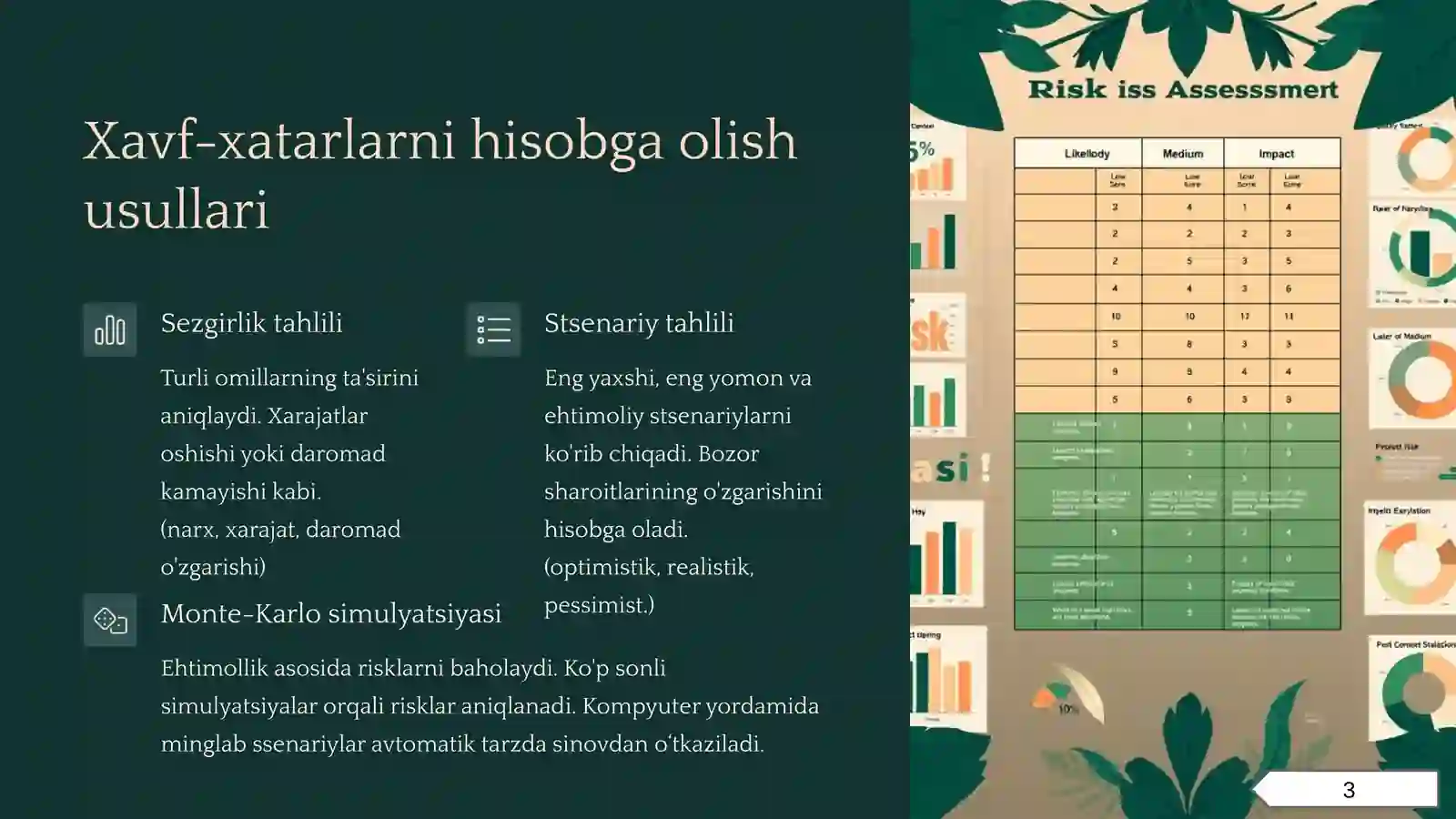 Innovatsion loyihalarning iqtisodiy samaradorligini baholash usullari 3