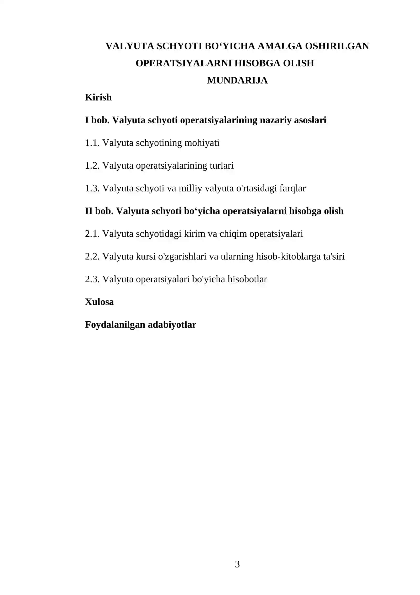 Valyuta Schyoti Bo'yicha Amalga Oshirilgan Operatsiyalarni Hisobga Olish 3