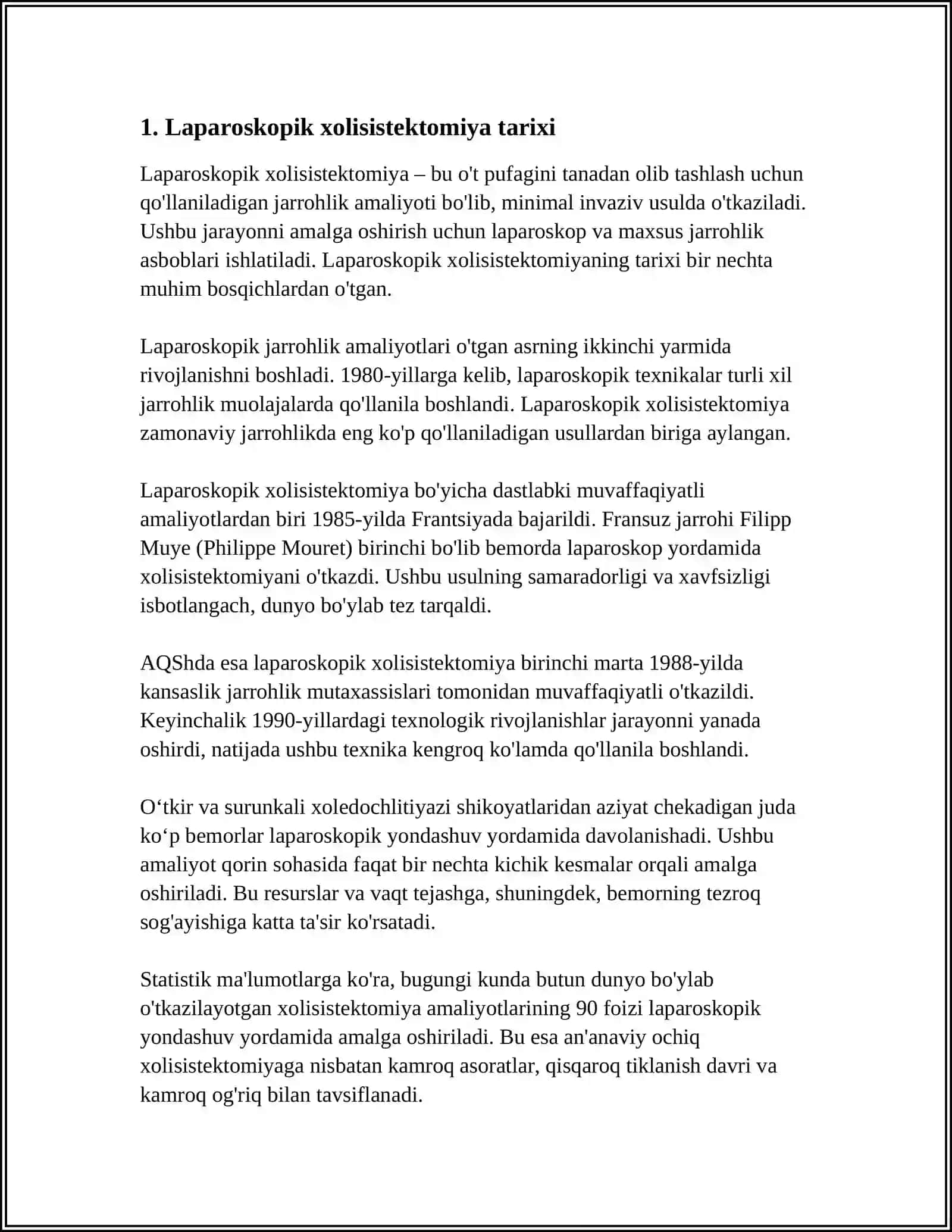 LAPARASKOPIK XOLISISTEKTOMIYA 3