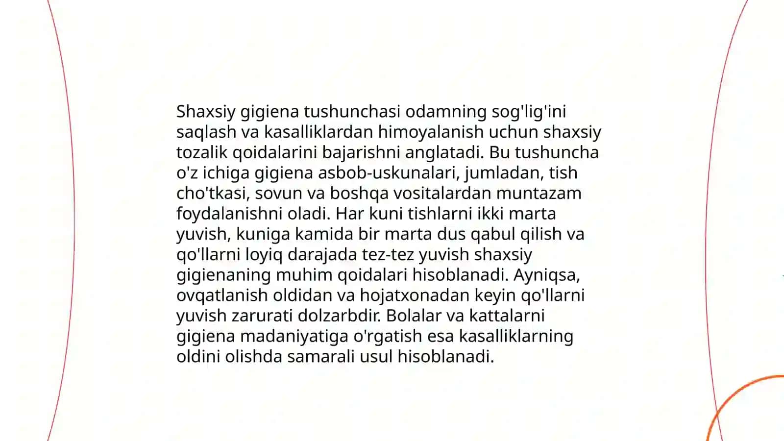Bolalarni shaxsiy gigienaga toʻgʻri yoʻnaltirish 3
