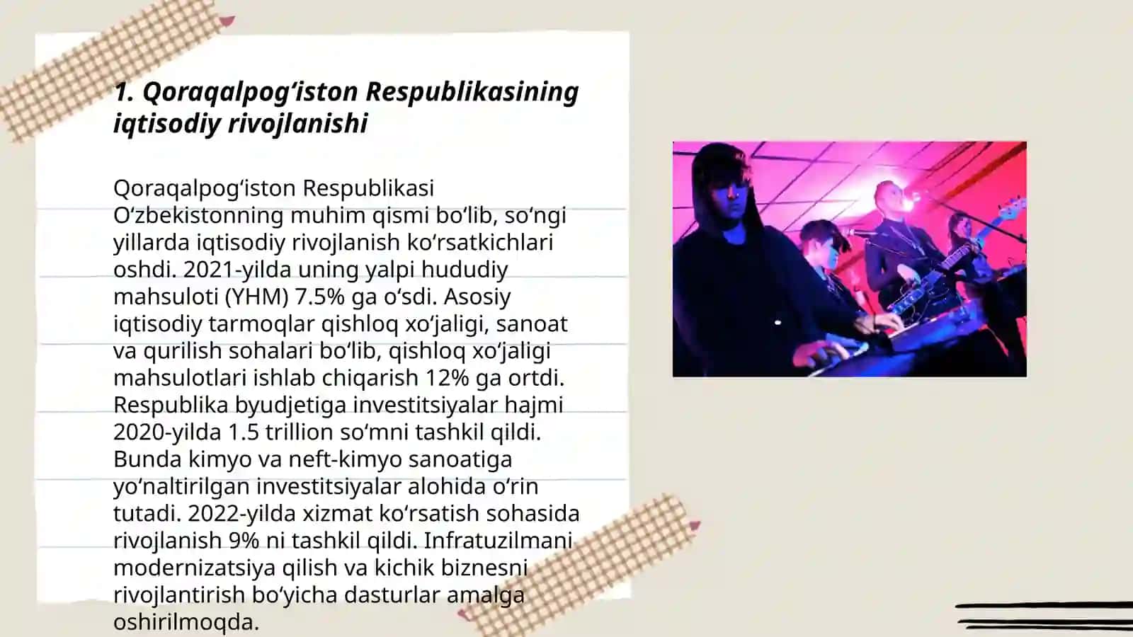 Qoraqalpogʻiston Respublikasi Iqtisodiy Rivojlanishi 3