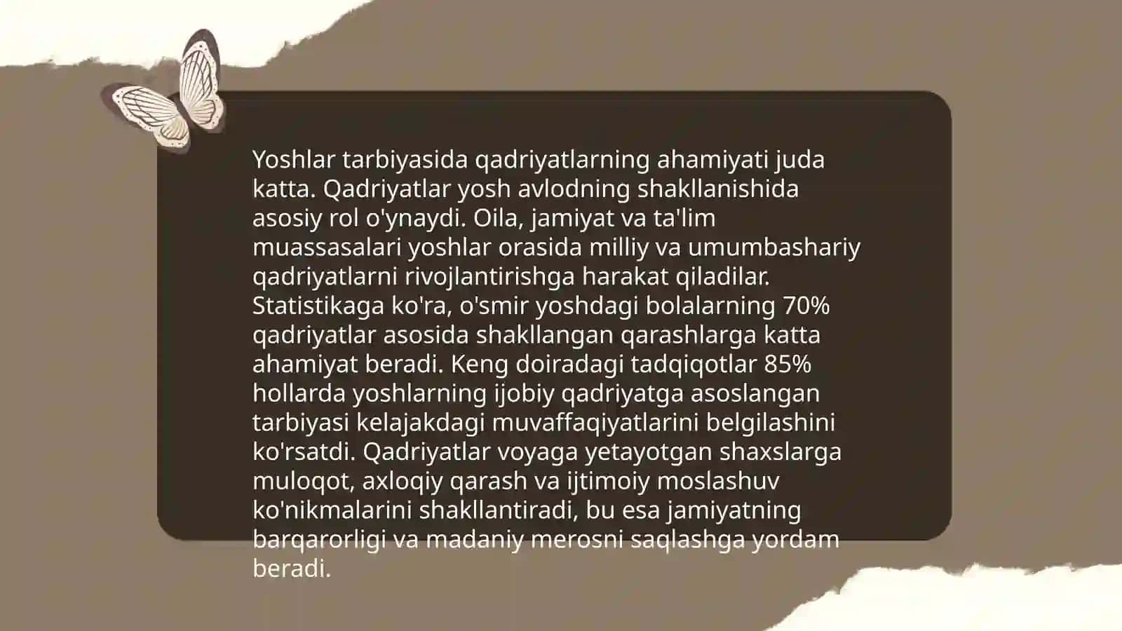 Yoshlar tarbiyasida qadriyatlarning oʻrni 3