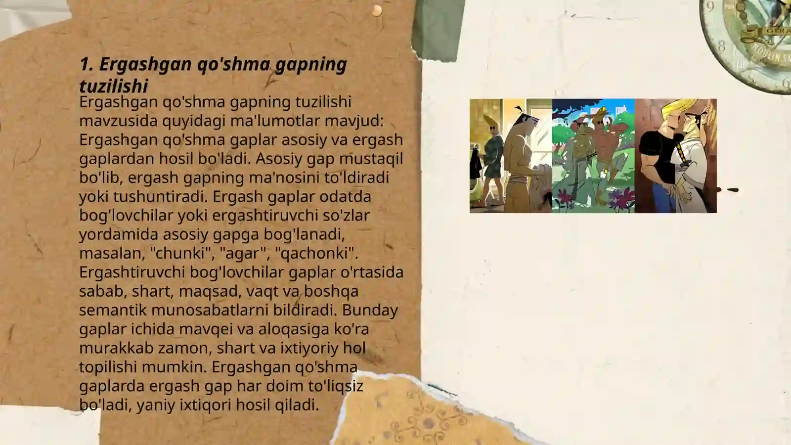 Ergashgan qo'shma gap 3