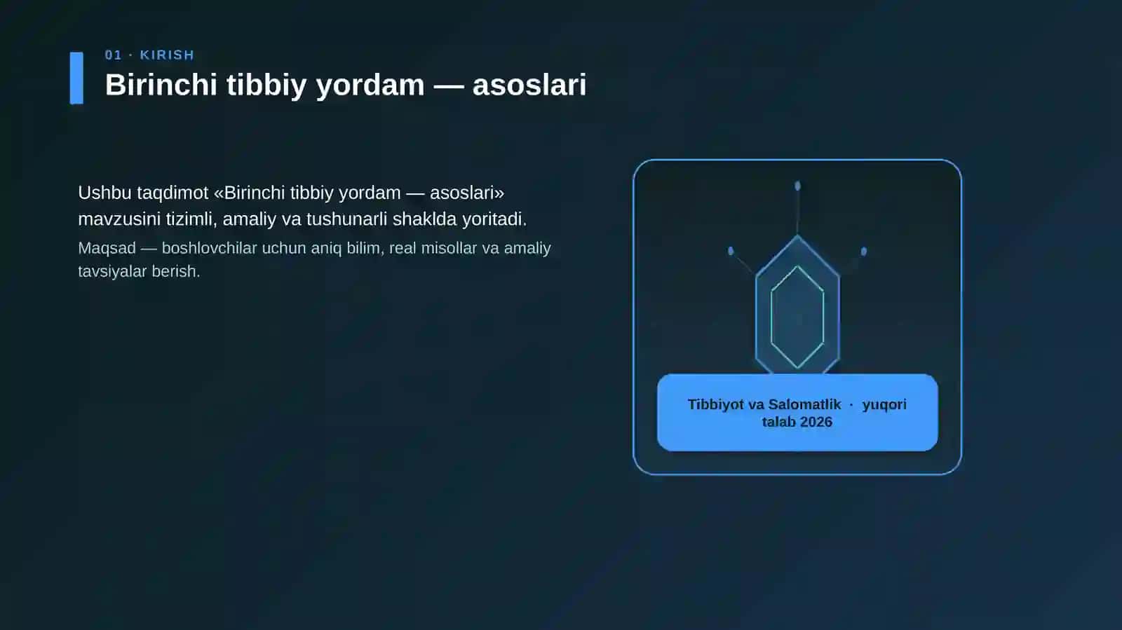 Birinchi tibbiy yordam — asoslari 3