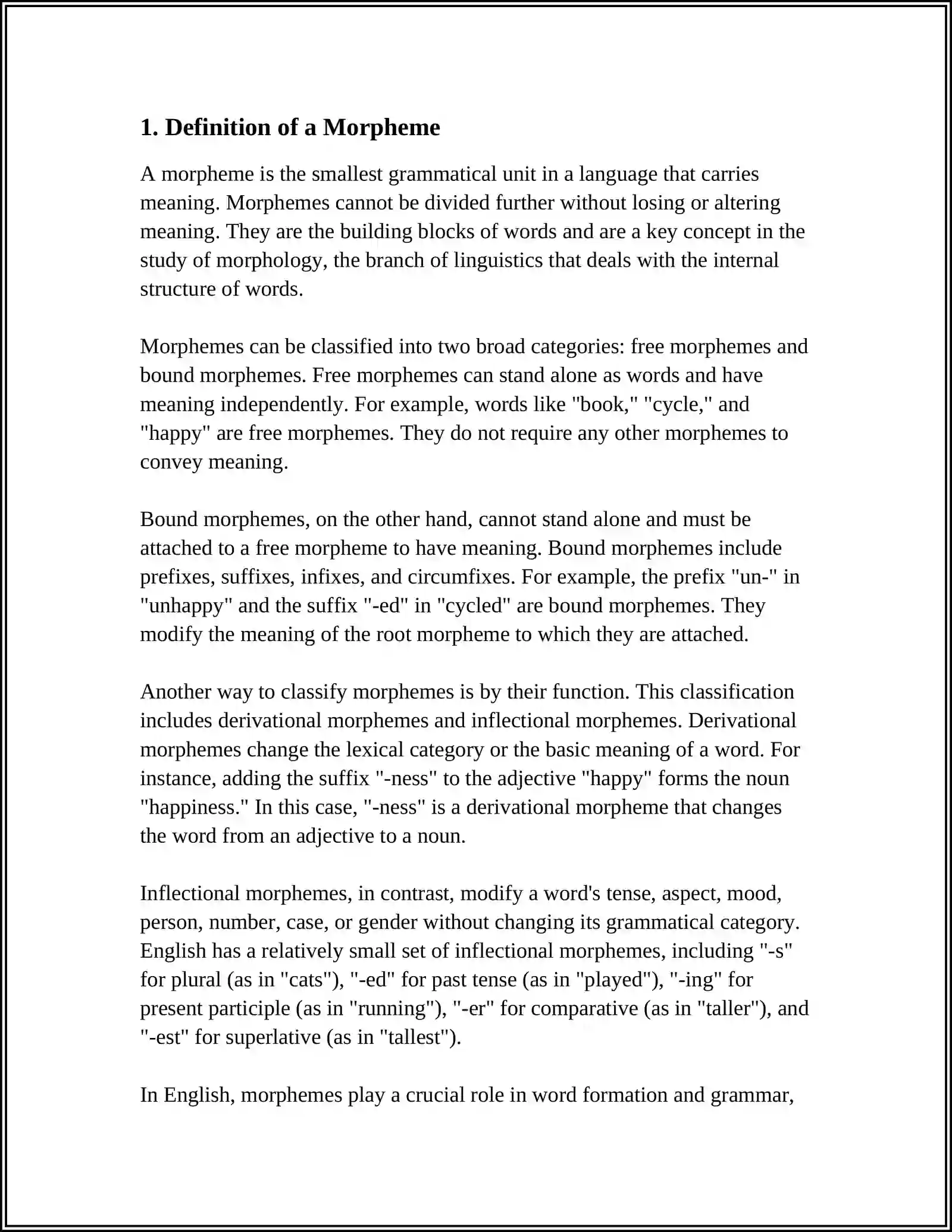 MORPHEME 3