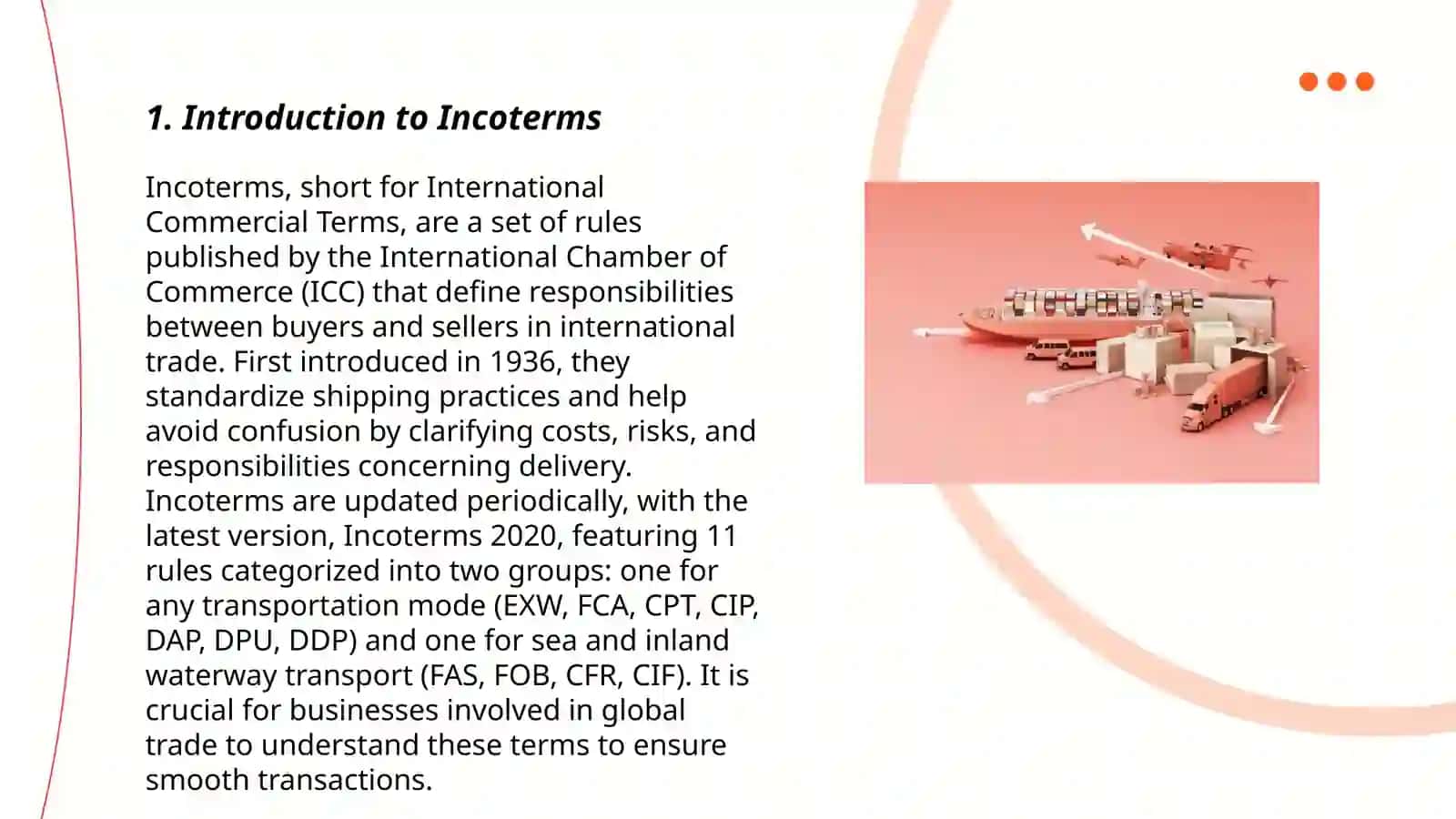 Introduction to Incoterms 3