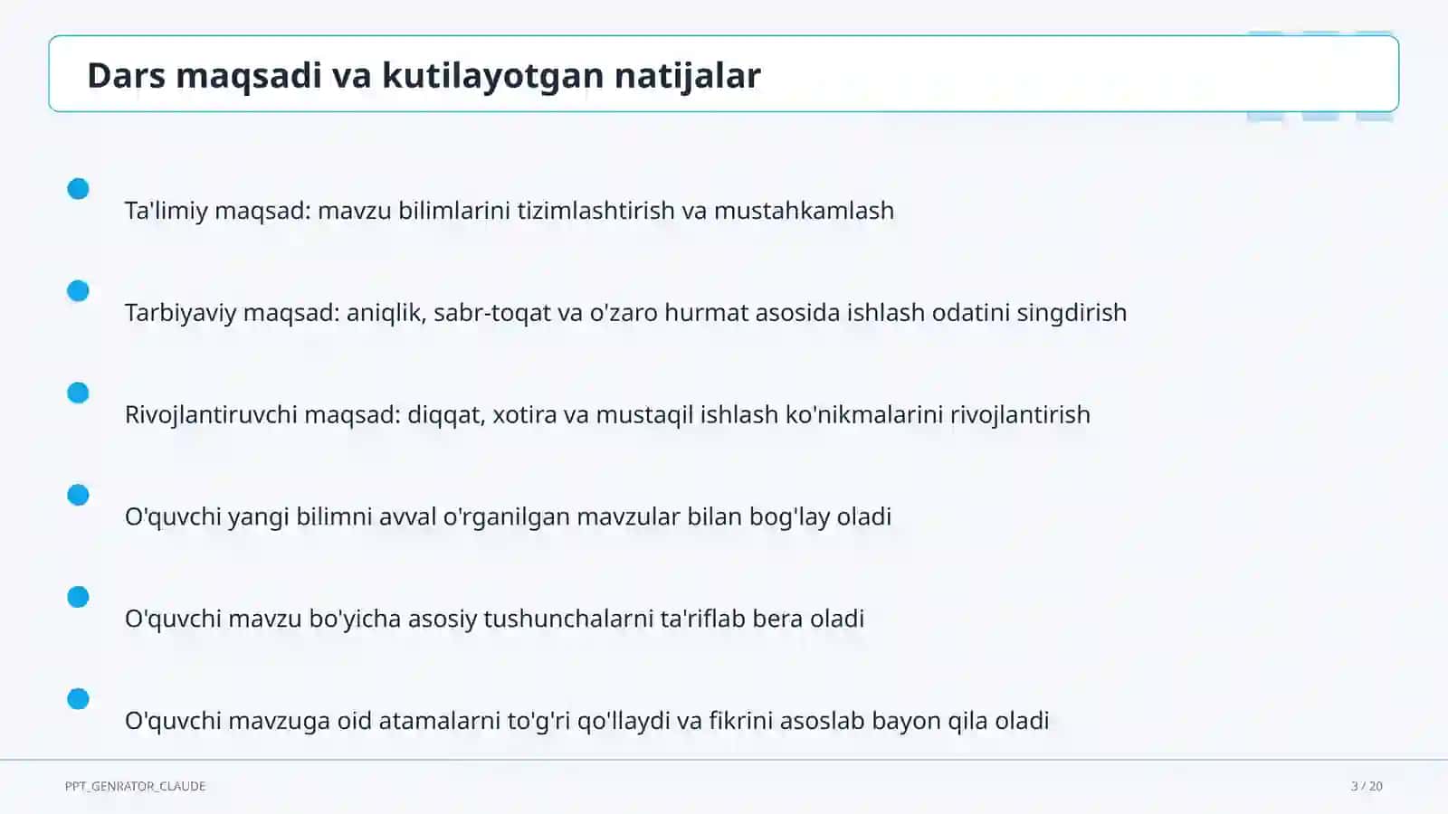 Mulk huquqi va intellektual mulk (11-sinf) 3