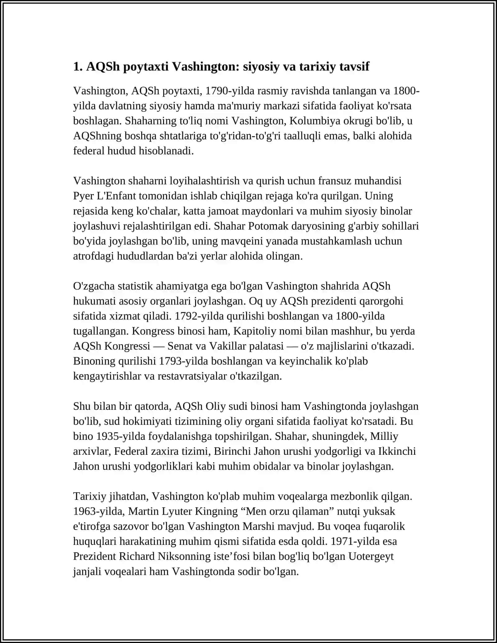YIRIK DAVLATLAR POYTAXTLARIGA TARIF 3