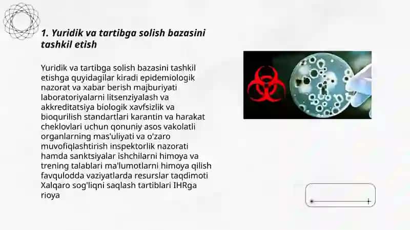 Bakteriologik (biologik) o'choqda epidemiyaga garshi chora-tadbirlarni tashkil etish 3