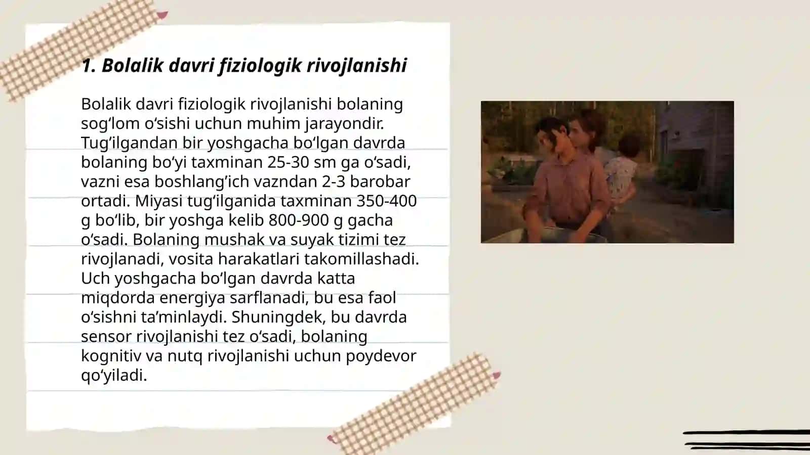 Bolalik va O'smirlik maqsadli guruxlar 3