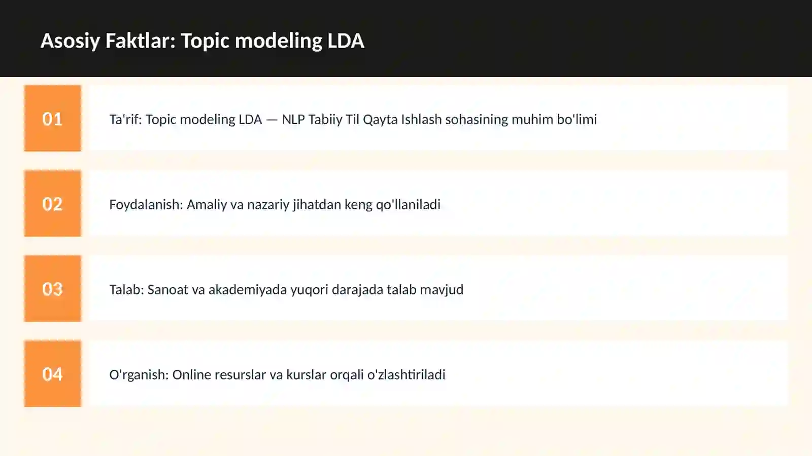 Topic modeling LDA 3