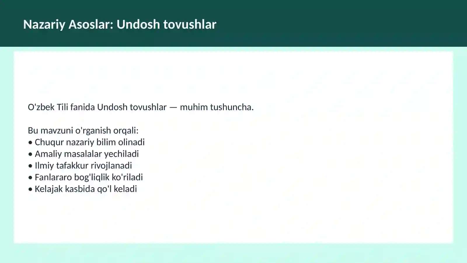 Fonetika asoslari 3
