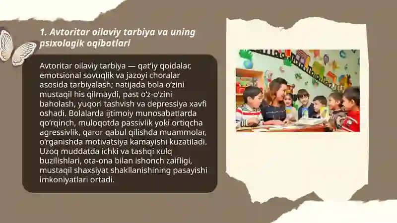 Avtoritar oilaviy tarbiya va uning psixologik oqibatlari 3