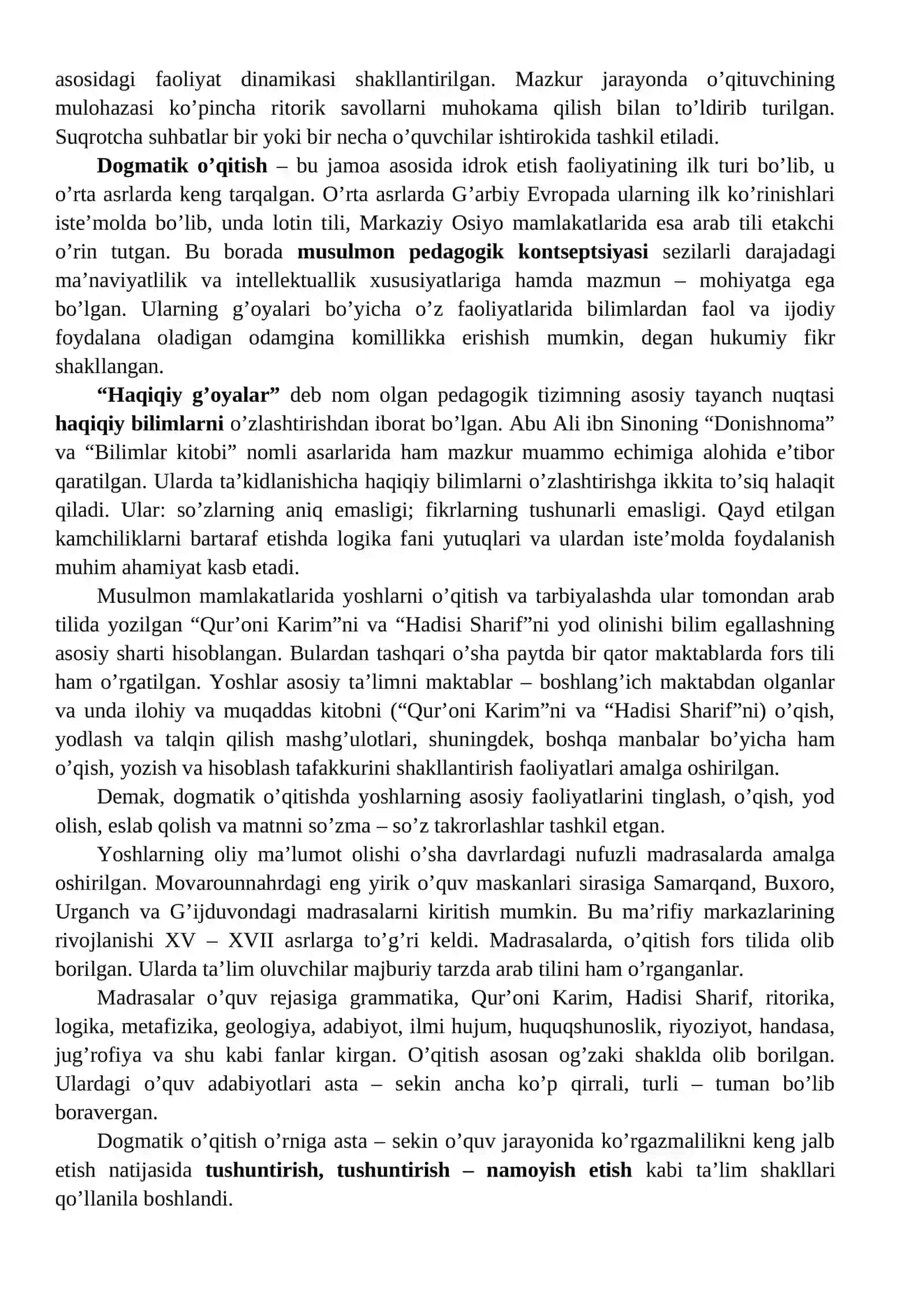 Ta'limni tashkil etish turlari 3