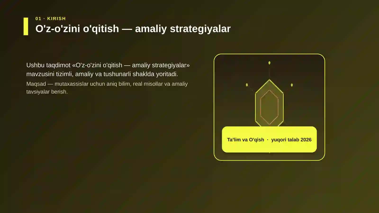 O'z-o'zini o'qitish — amaliy strategiyalar 3