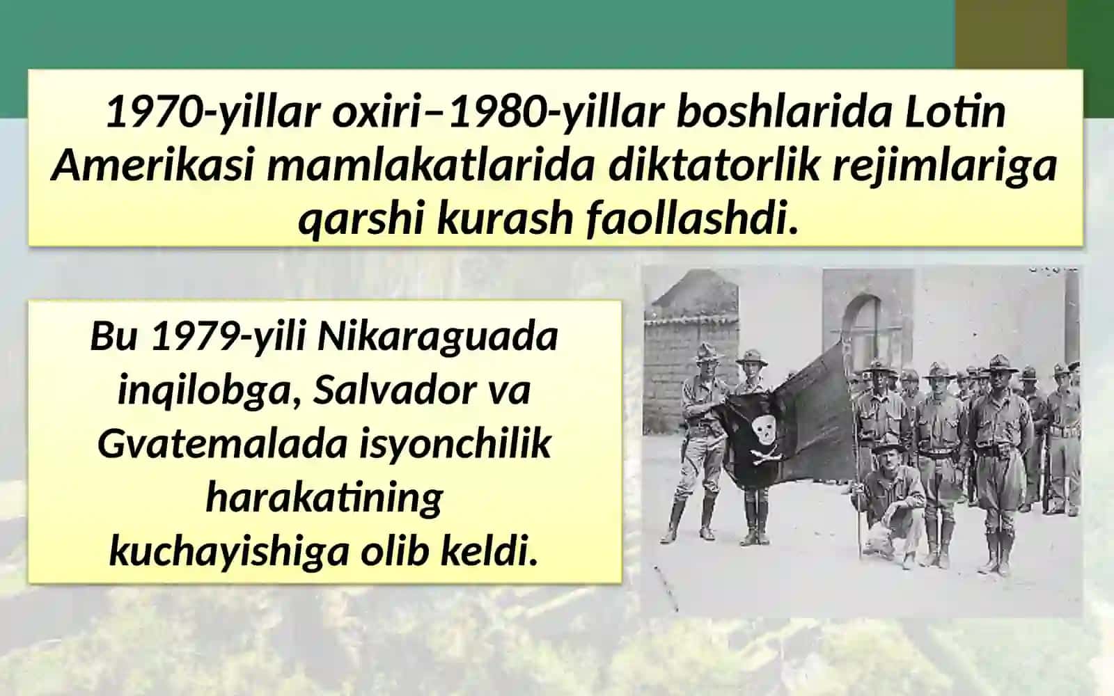 1946 – 1991-yillarda Lotin Amerikasi mamlakatlari 3