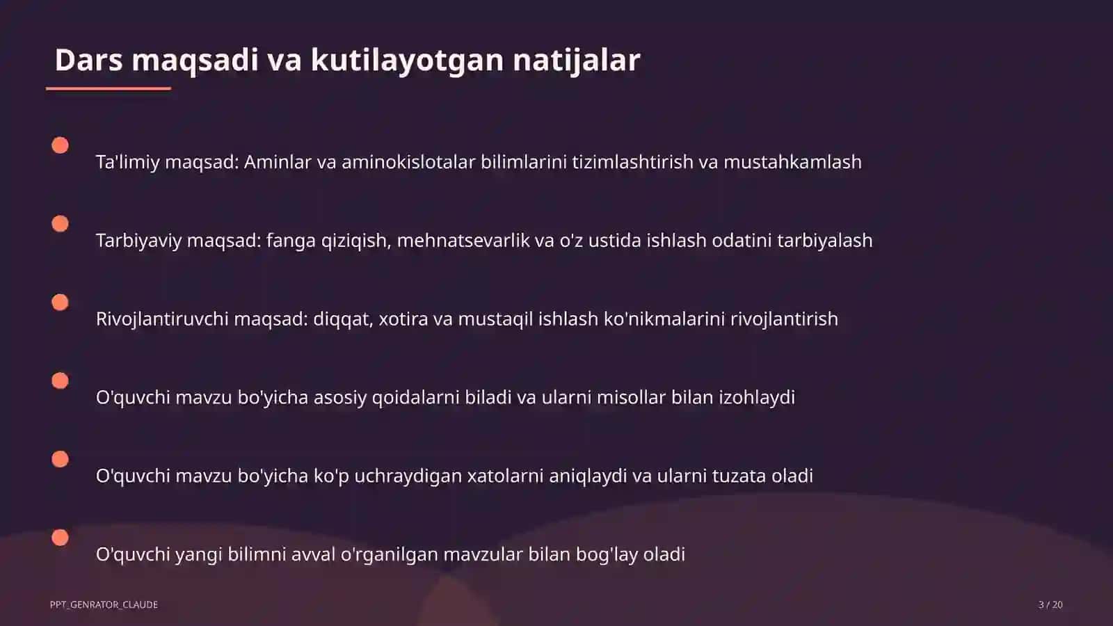 Aminlar va aminokislotalar (11-sinf) 3