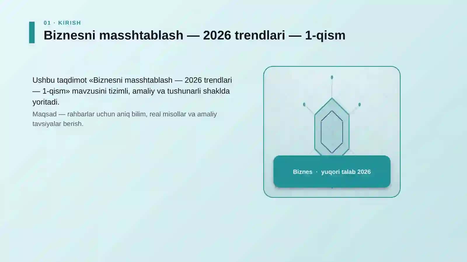 Biznesni masshtablash — 2026 trendlari — 1-qism 3