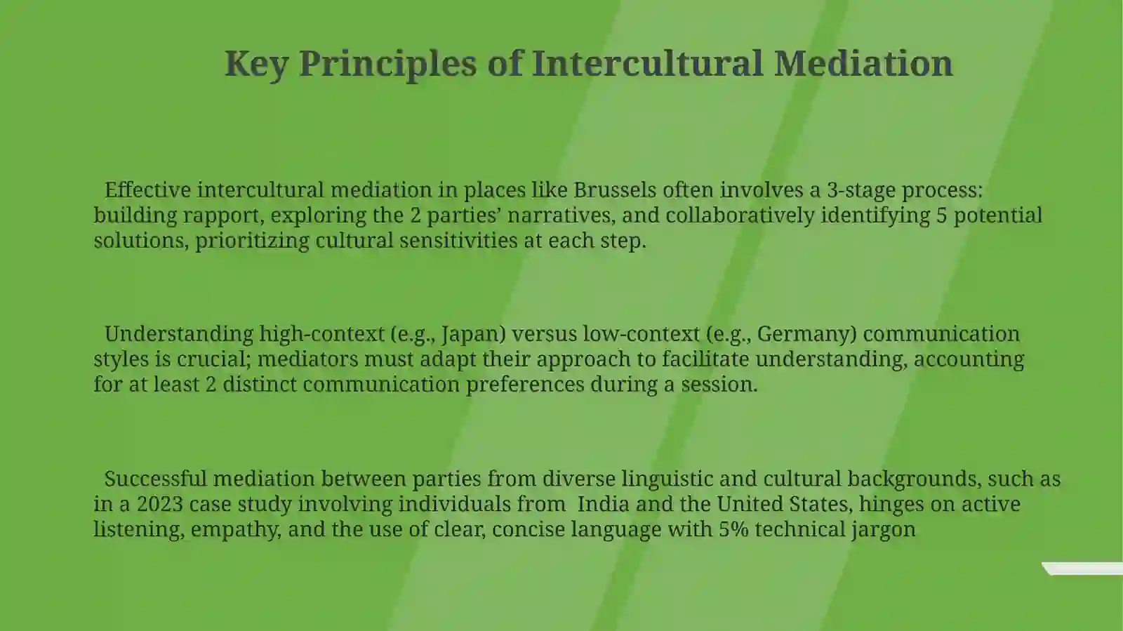 Intercultural mediation 3
