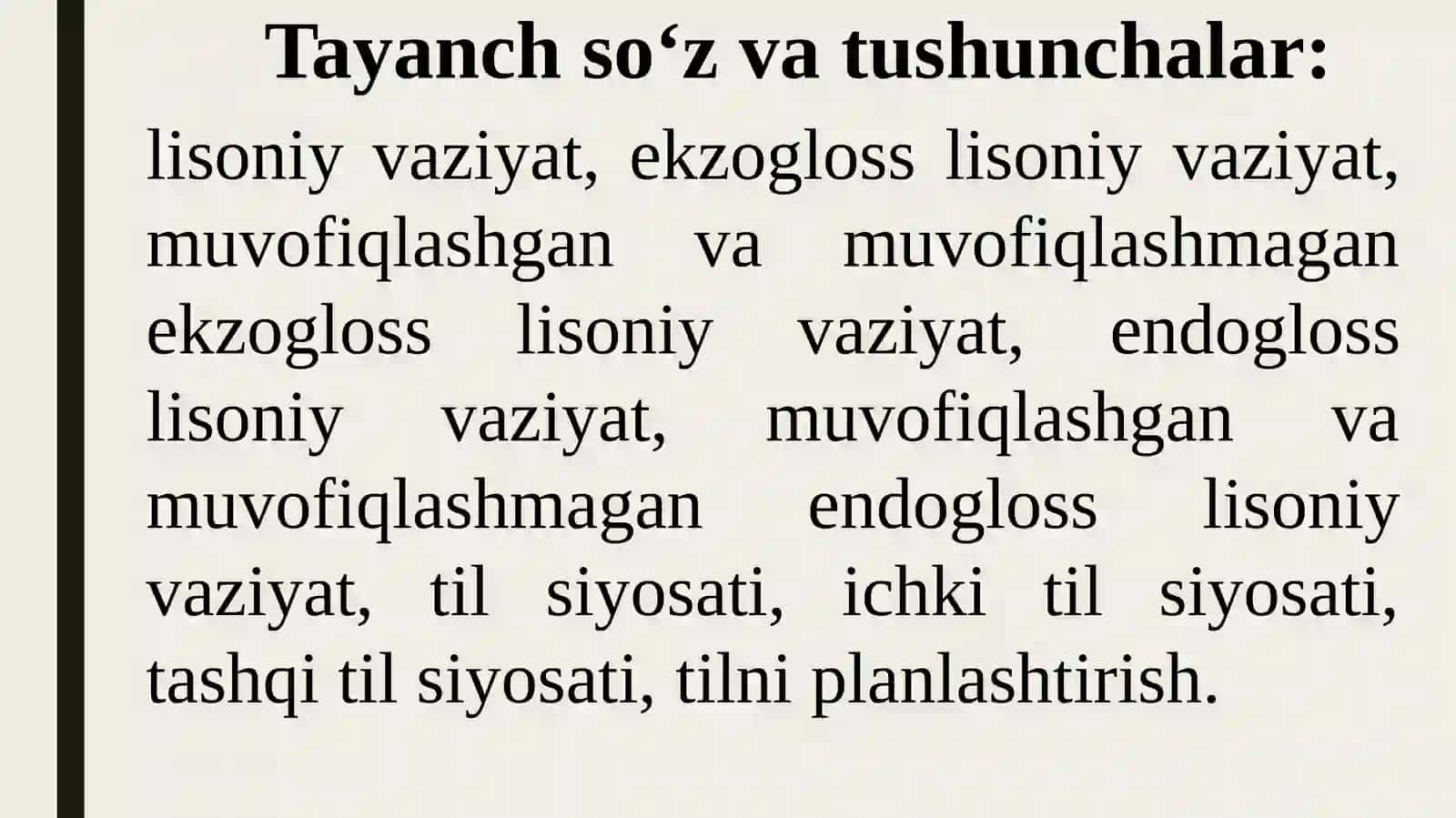 Lisoniy vaziyat va til siyosati 3
