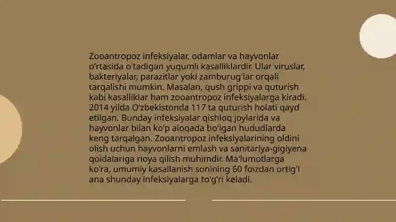 Zooantropoz infeksiyalar 3