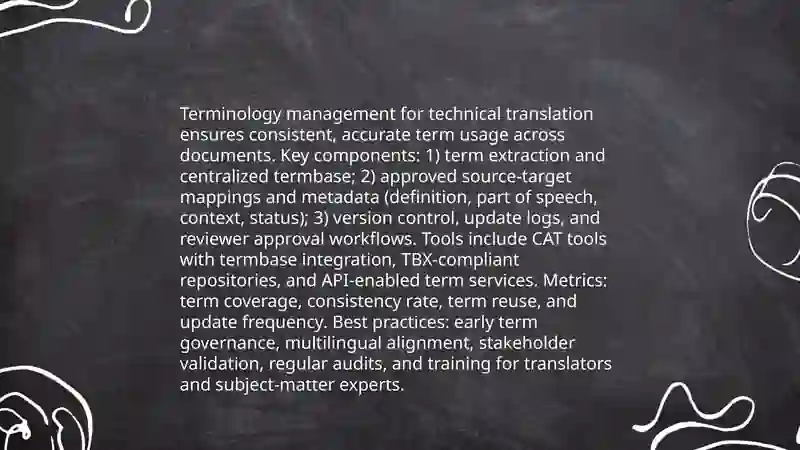 Terminology management for technical translation 3