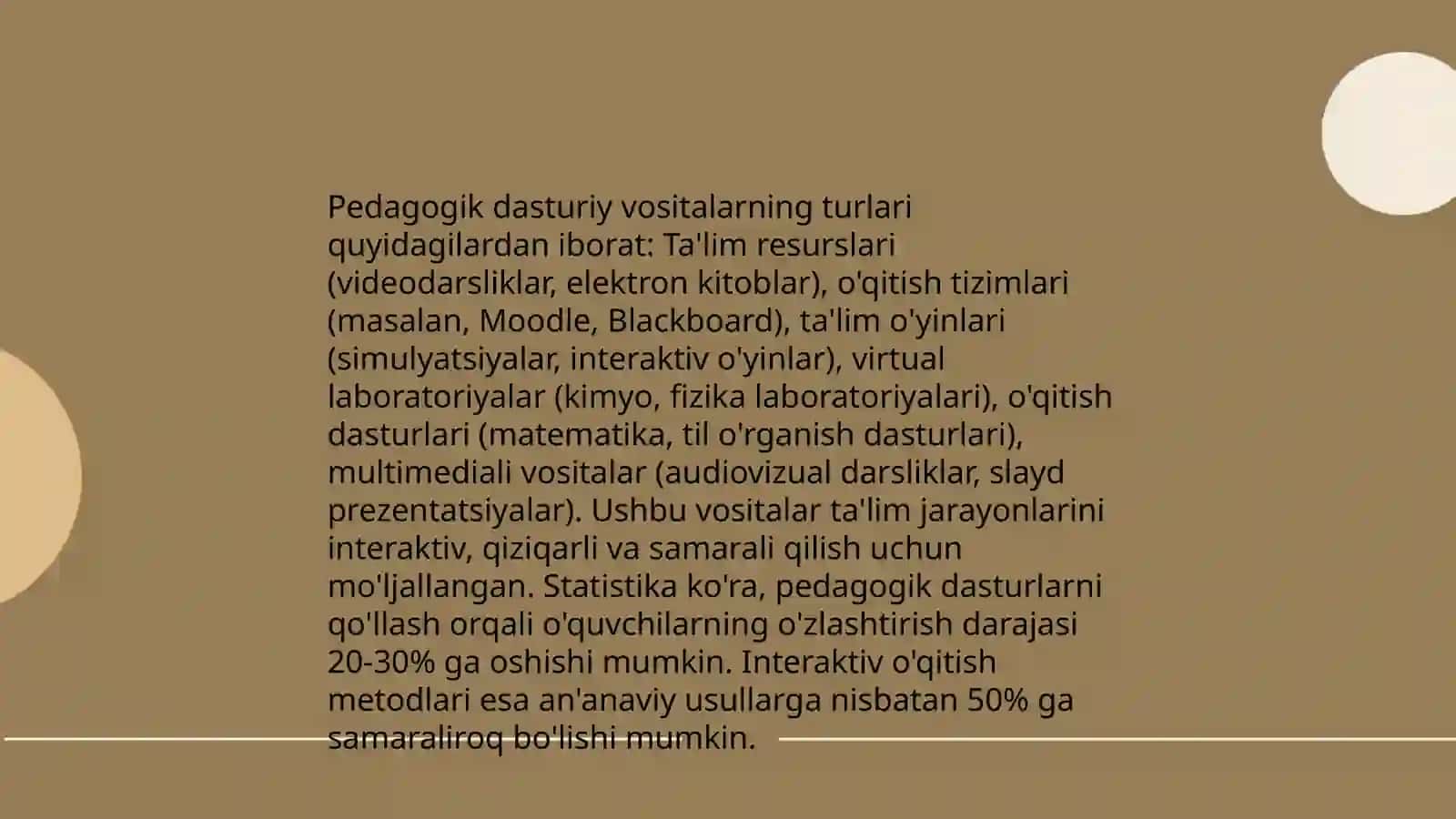 Pedagogik faoliyatda amaliy Va pedagogik dasturiy vositalardan foydalanish 3
