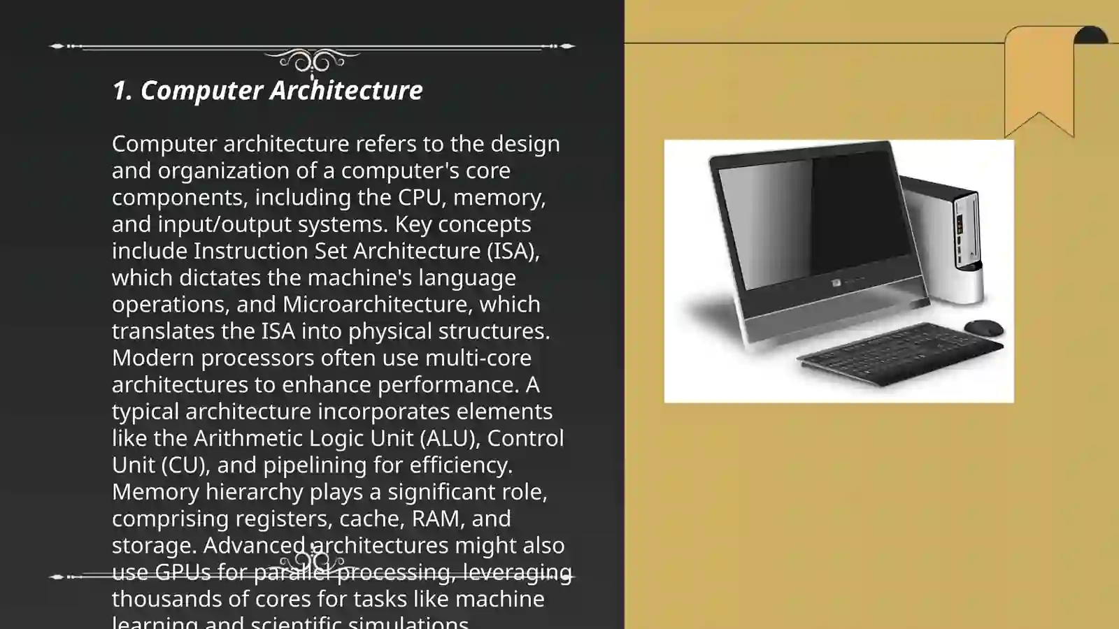 Computer Architecture 3