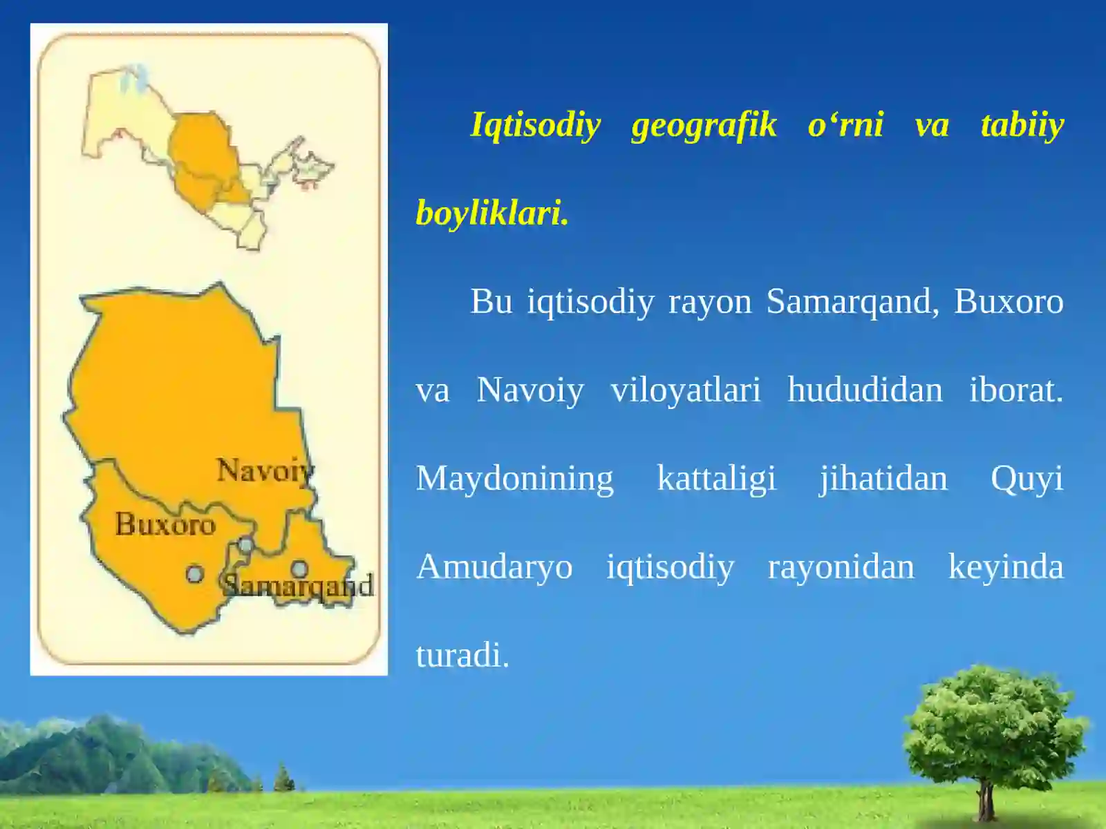 ZARAFSHON  IQTISODIY  RAYONI 3