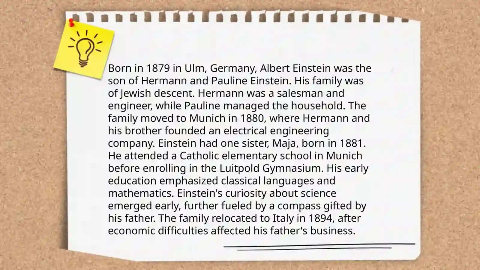 Albert Einstein's Early Life 3