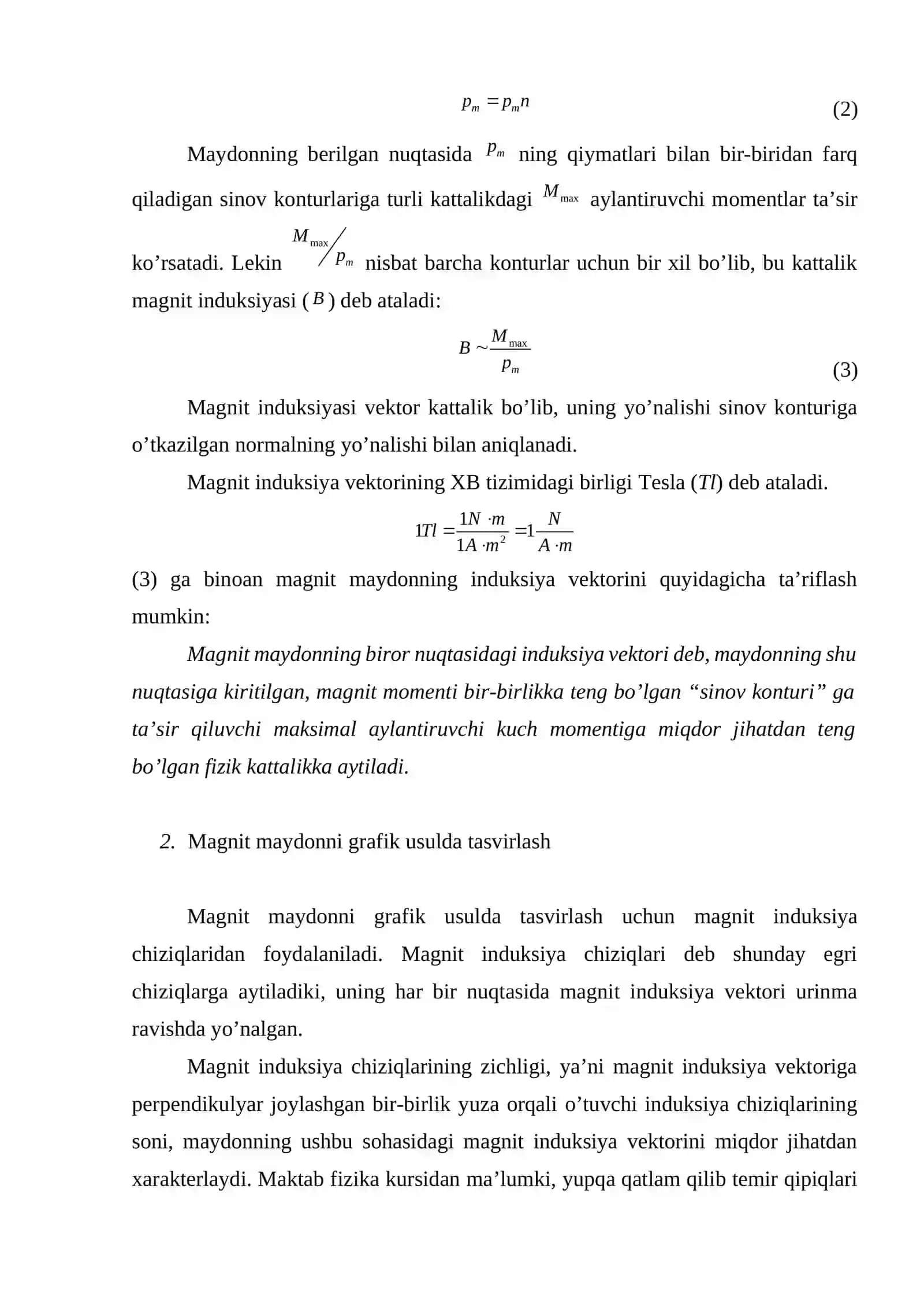Magnit maydonning tokli konturga ta'siri 3