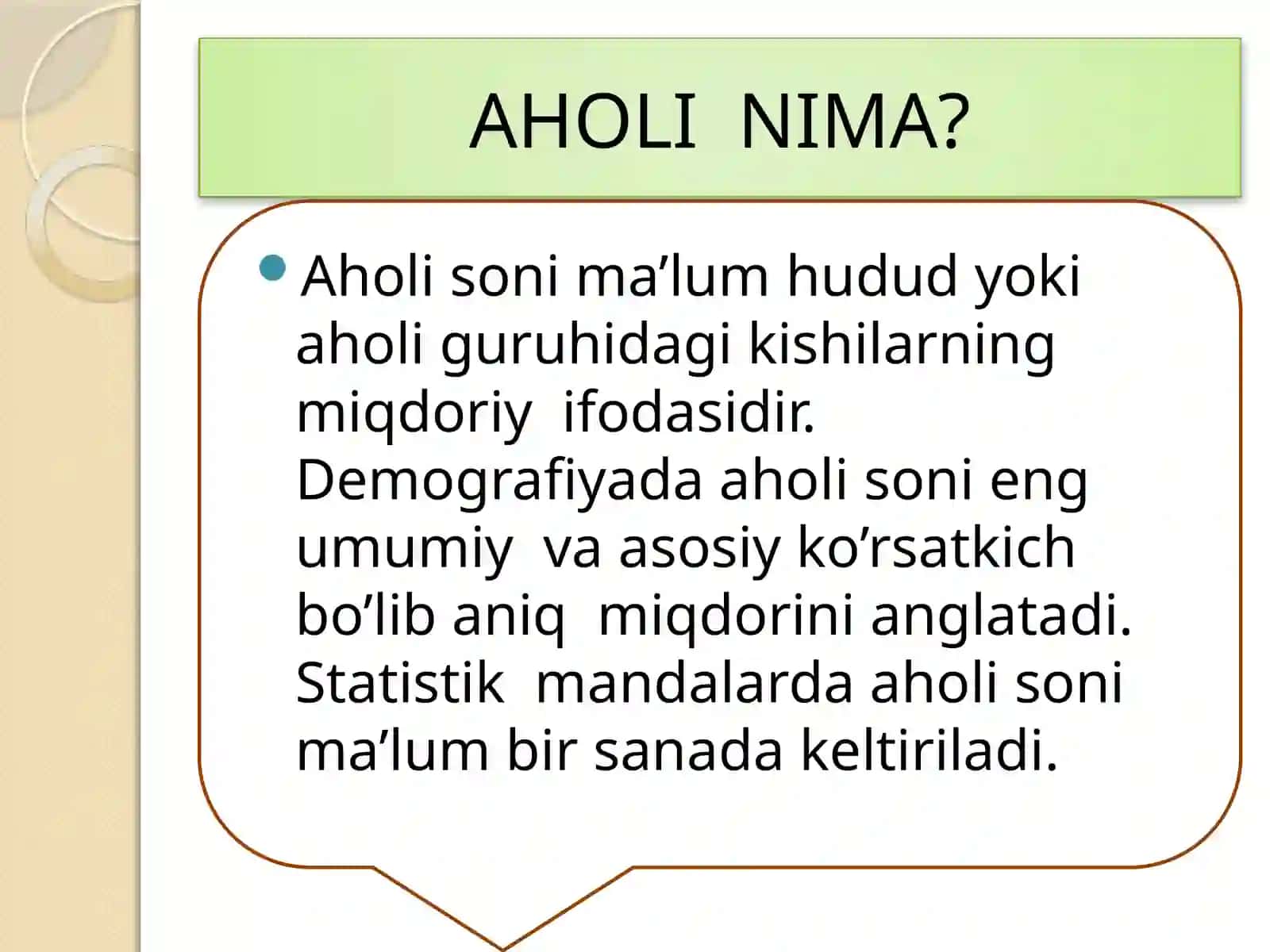 Jahon aholisi vao‘sishi 3