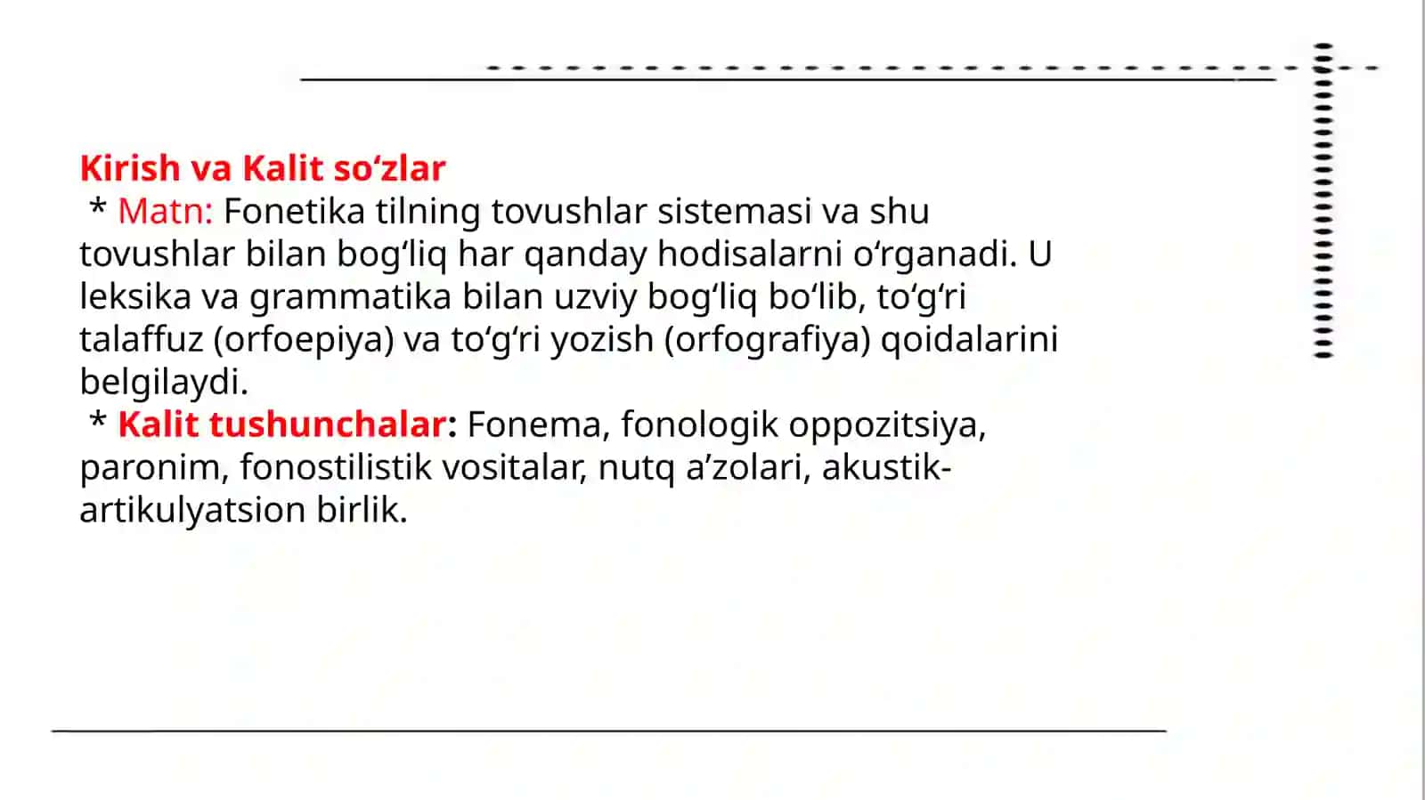 O‘zbektilifonetikasi va fonostlistikasi 3