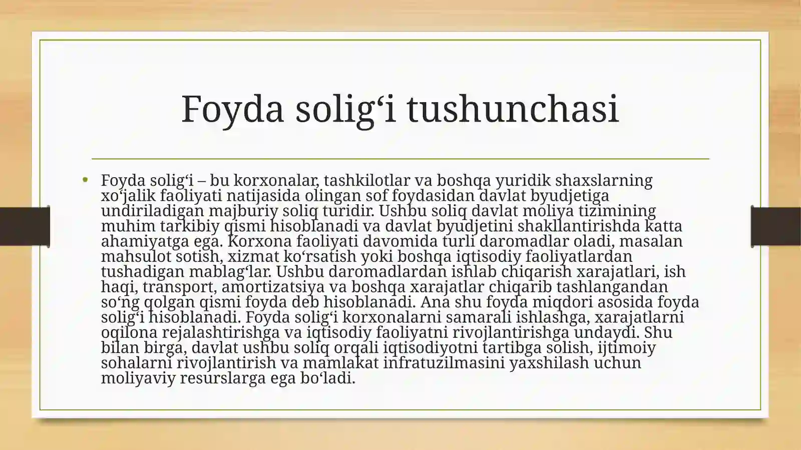 Foyda solig‘i 3